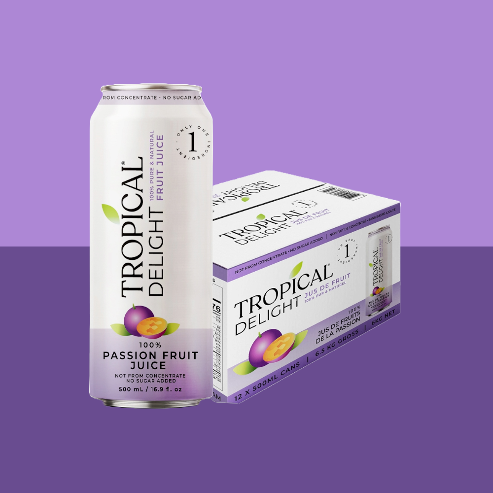 500ml Passionfruit Cans