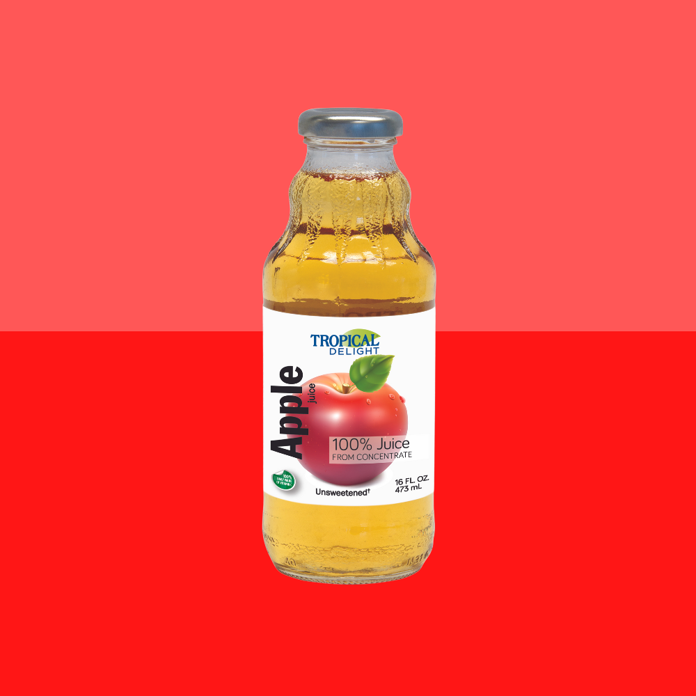 100% Apple Juice 16 Oz